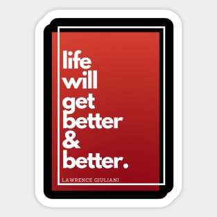 Fashion Motivational Lawrence Giuliani Sticker